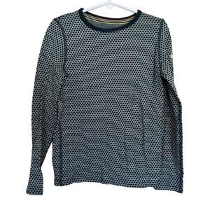 Smartwool Kids' Classic Thermal Merino Base Layer Pattern Crew top